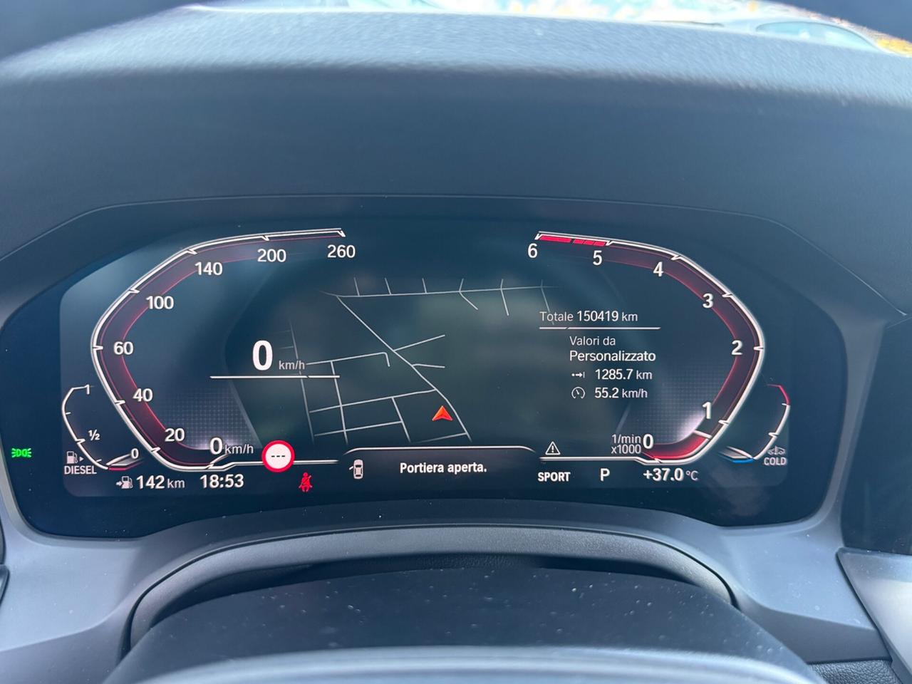 Bmw 318 320d 48V Touring Luxury Led Pelle Cockpit