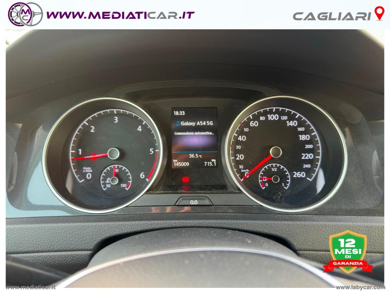VOLKSWAGEN Golf 1.6 TDI 115CV 5p. Business BMT