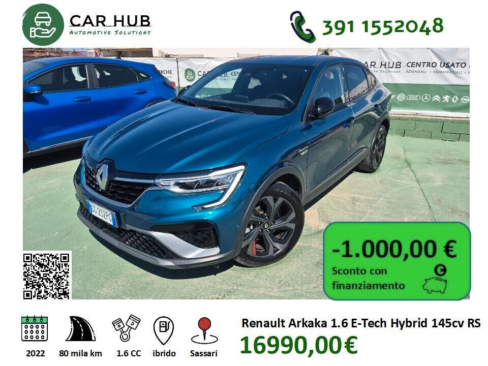 Renault Arkana Hybrid 1.6 E-Tech 145 CV R.S. Line