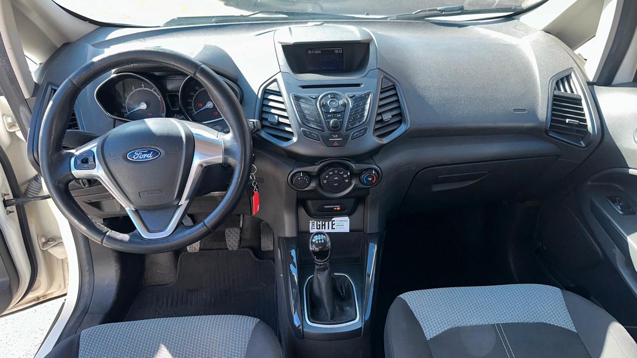 Ford EcoSport 1.0 EcoBoost 125 CV (motore fuso)