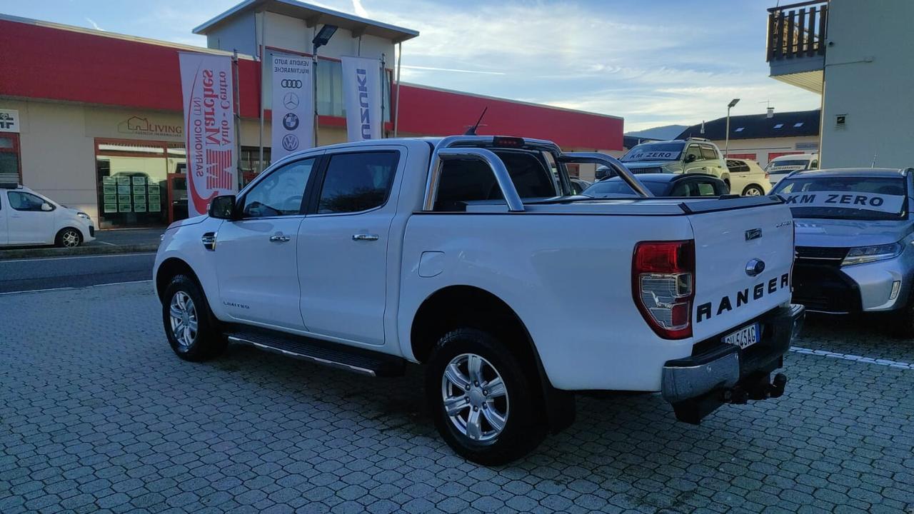 FORD RANGER 2.0 AUTOMATICA 213 CV DC Limited GANCIO TRAINO