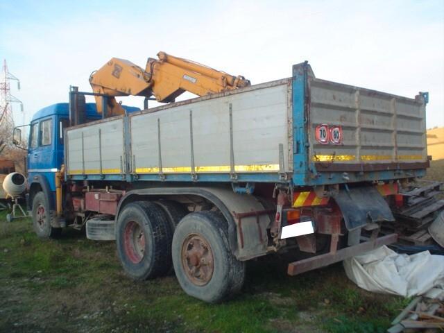 Fiat OM 190-35 Rib. Tril. + Gru 80 Q.li