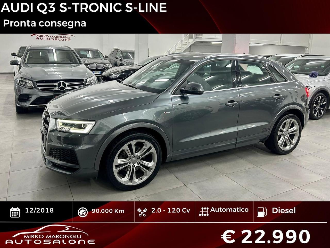 Audi Q3 2.0 TDI S tronic S-Line FINANZIABILE