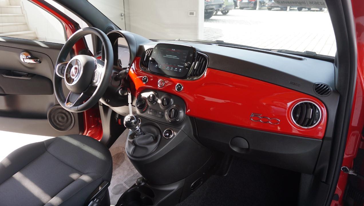 Fiat 500 1.0 hybrid (Red) 70cv