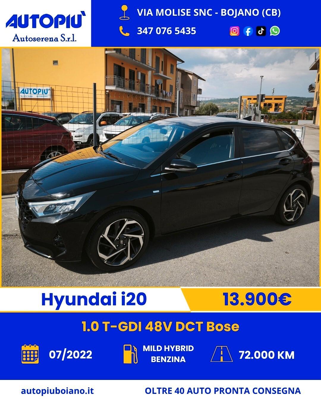 Hyundai i20 1.0 T-GDI 48V DCT Bose