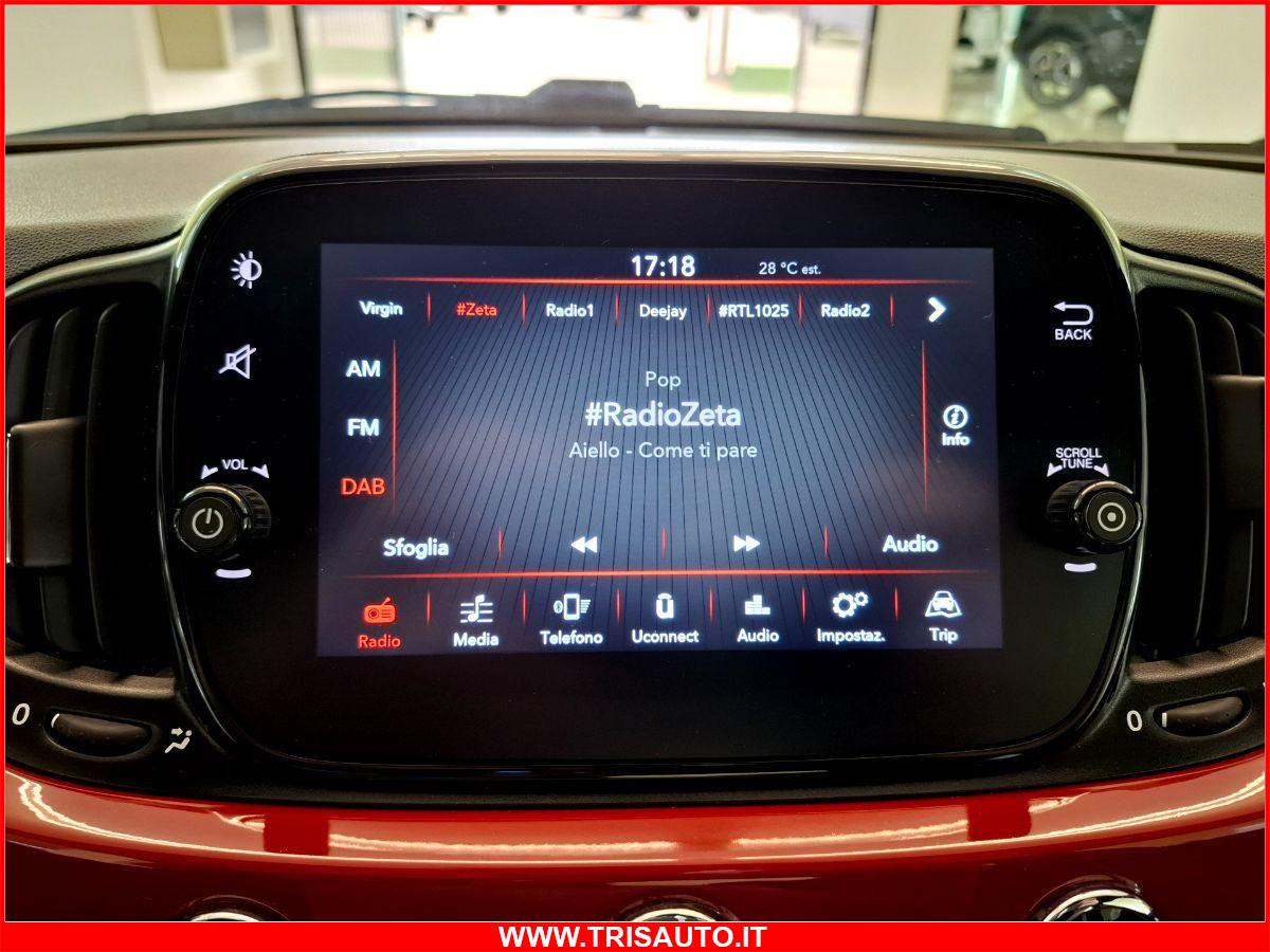 FIAT 500 1.0 Hybrid Cult NEOPATENTATI (ANDROID+APPLE)