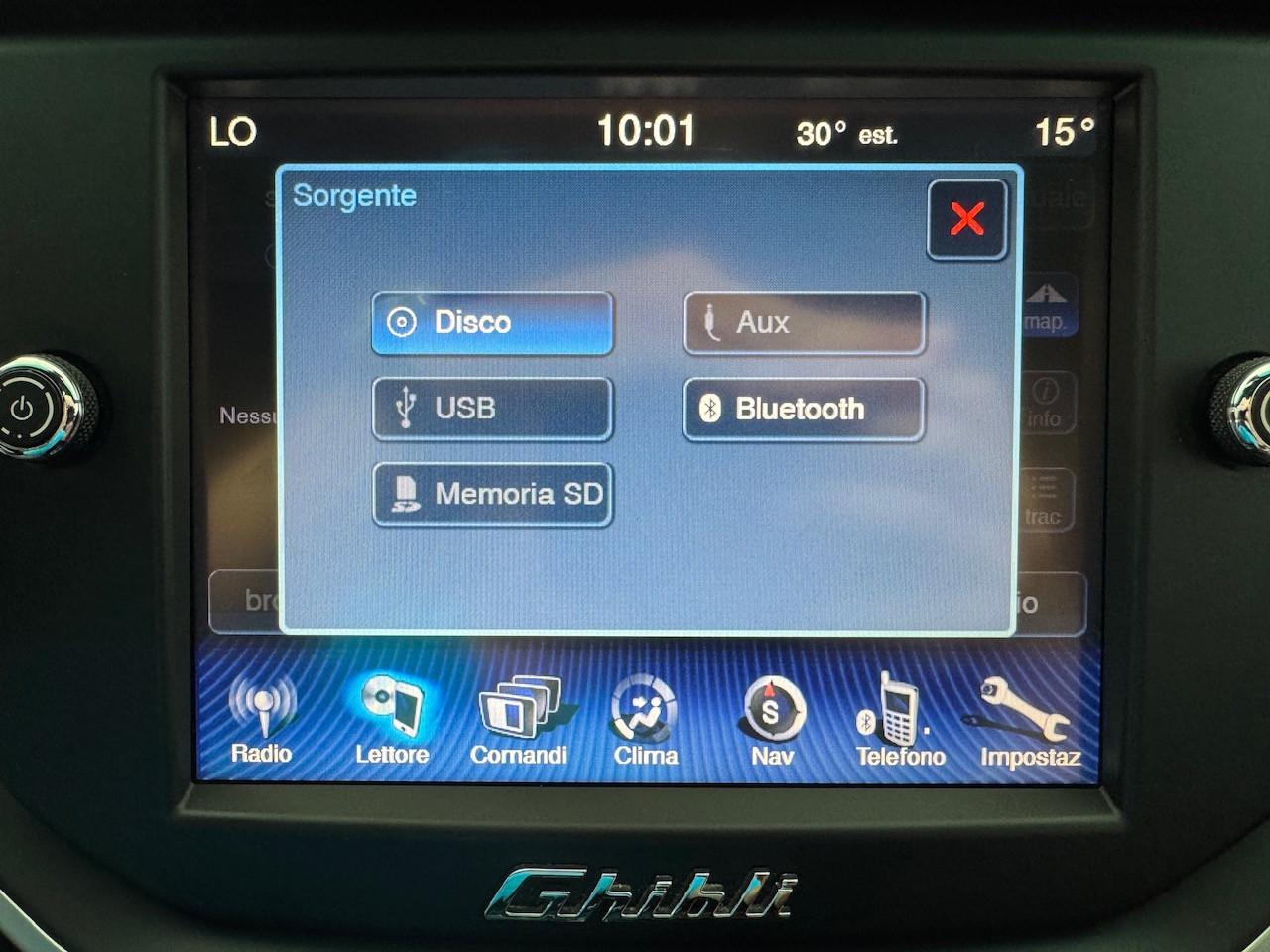 Maserati Ghibli 3.0 V6 ds 250cv Cerchi 20 Pelle Tabacco