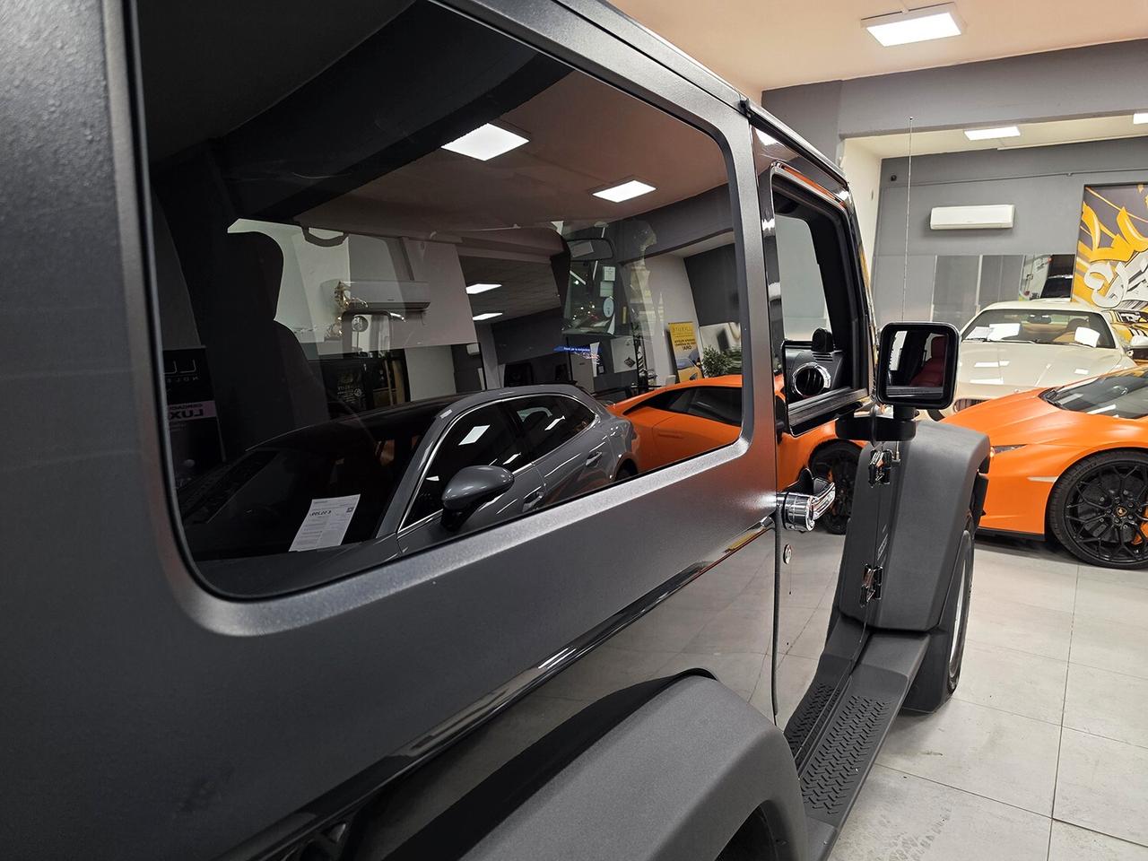 Jeep Wrangler III 2007 3p 2.8 crd Sahara auto INTERNI ROSSI _ HARD + SOFT TOP _ GARANZIA 12 MESI _ GANCIO TRAINO OMOLOGATO