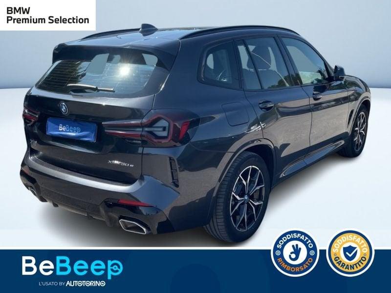 BMW X3 XDRIVE30E MSPORT AUTO