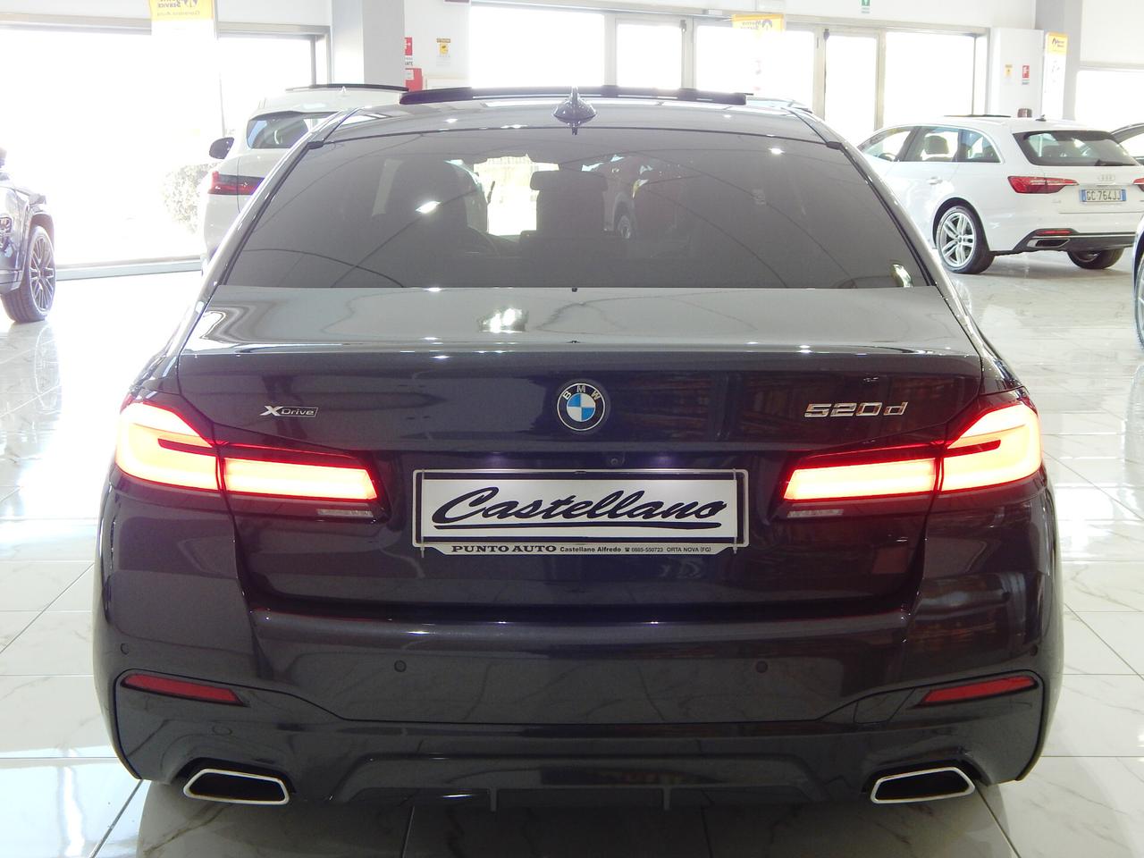 BMW 520 d mhev xdrive Msport Aut TETTO-NAVI-PELLE-LED-PARK
