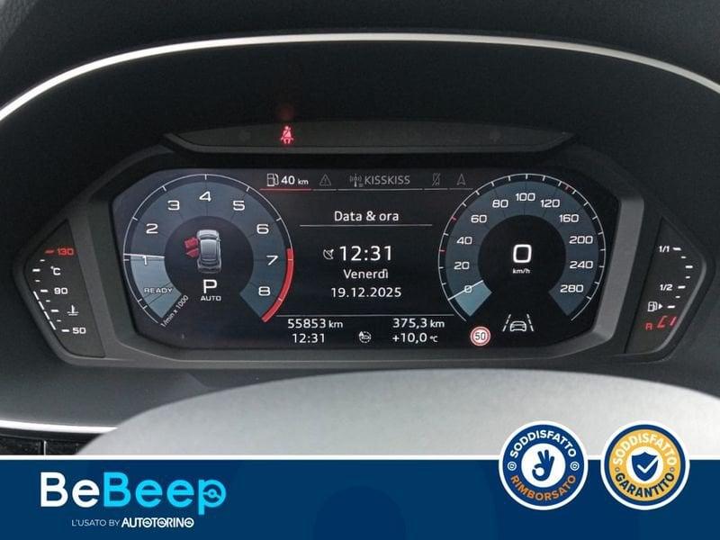 Audi Q3 SPORTBACK 45 2.0 TFSI QUATTRO S-TRONIC