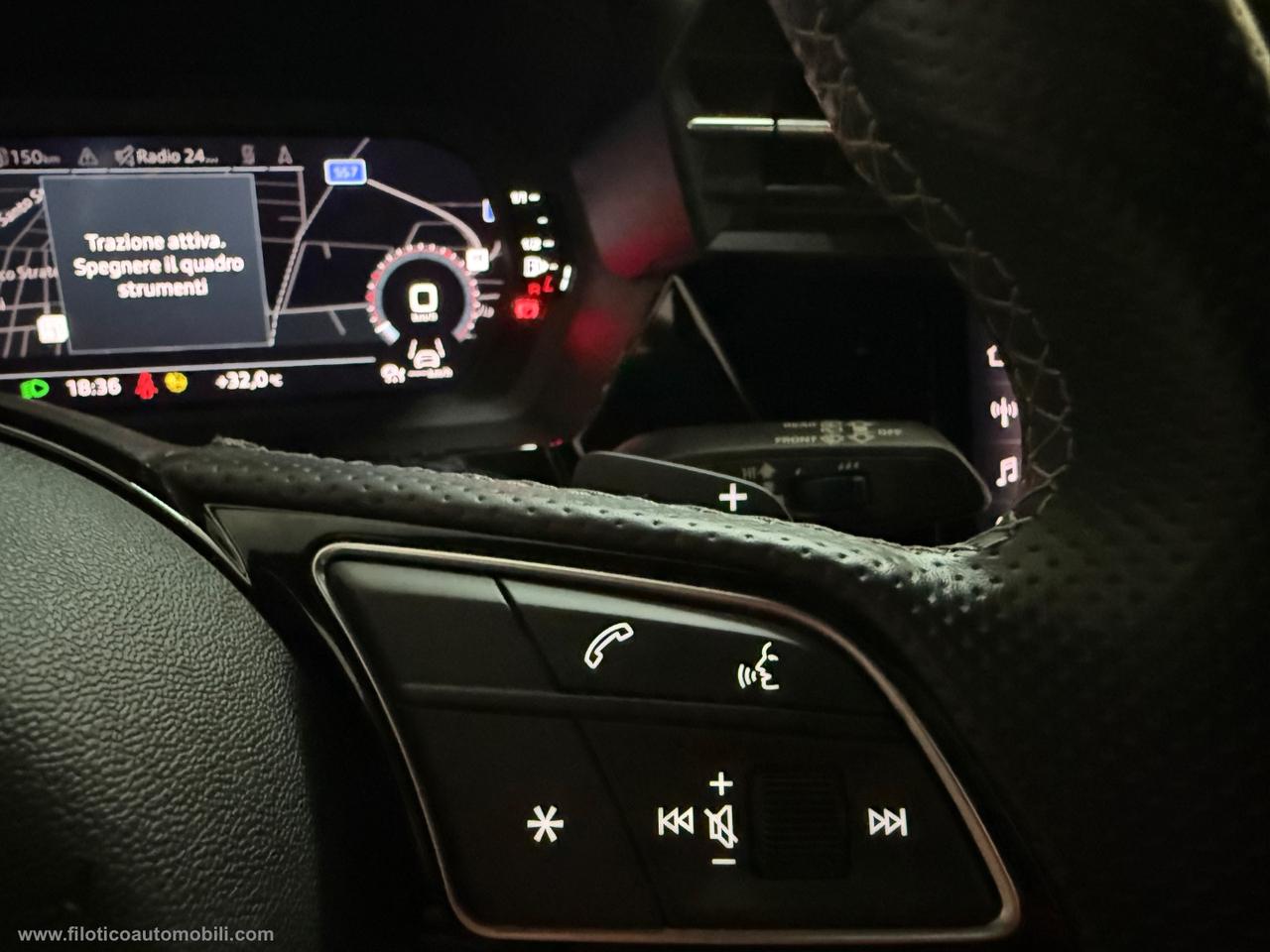 AUDI A3 SPB 35 TDI 150CV S tronic Business Advanced PACK SLINE - LUCI D'AMBIENTE