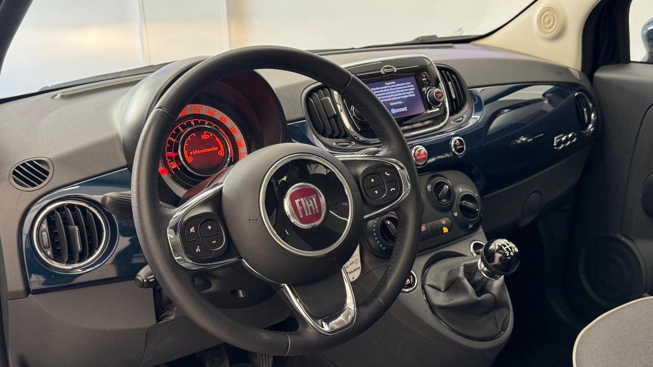 Fiat 500 1.2 Lounge Tetto Panoramico-2017