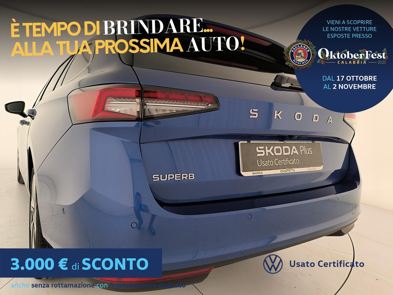 Skoda Superb wagon 2.0 tdi style 150cv dsg