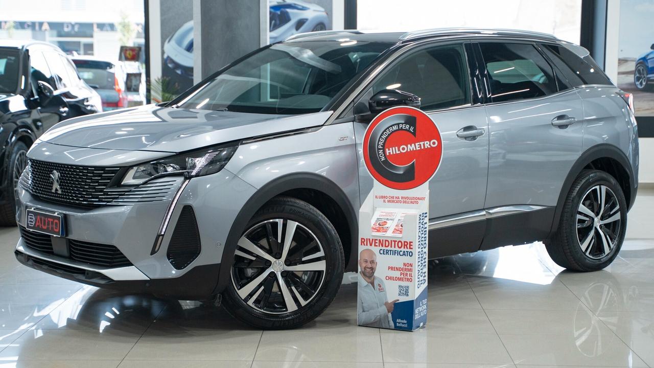 Peugeot 3008 1.5 BLUEHDI GT PACK S&S 131 CV EAT8 AUTO VIRTUAL LUCI FULL OPTIONAL