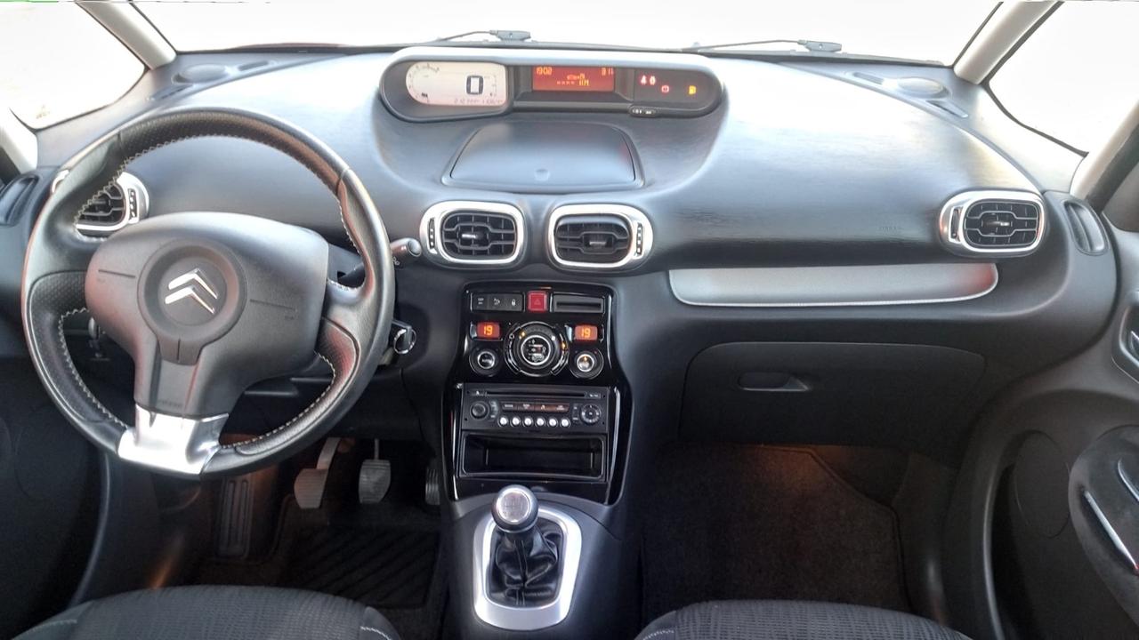 Citroen C3 Picasso 1.6 HDi 90 Exclusive CON GANCIO TRAINO OMOLOGATO!