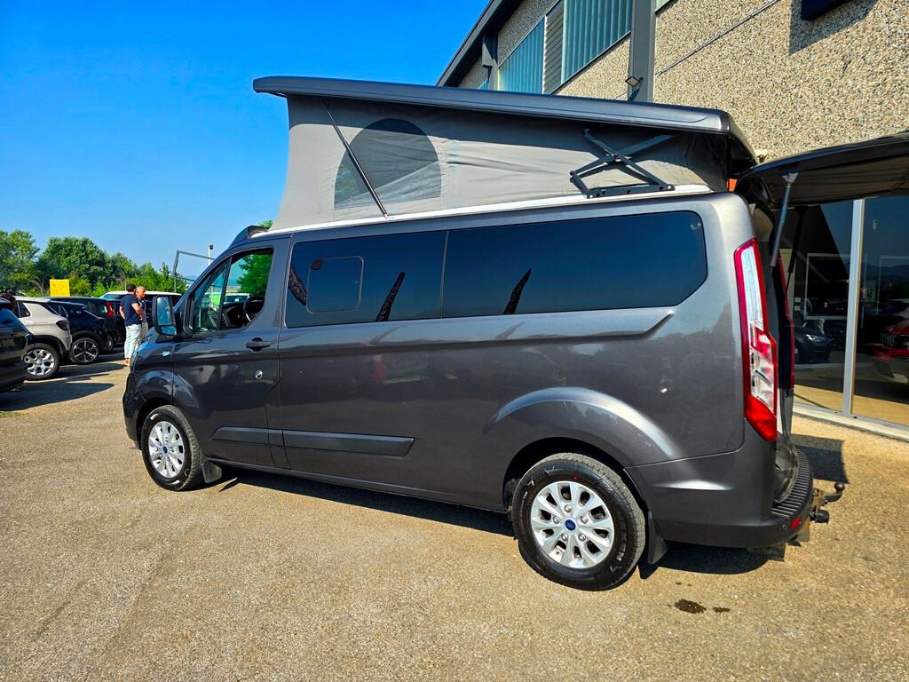 Ford TRANSIT CUSTOM 2.0 ECOBLUE HYBRID 170CV SOLARIA AUTOCARAVAN 4 POSTI LETTO CON BAGNO COMPLETO!