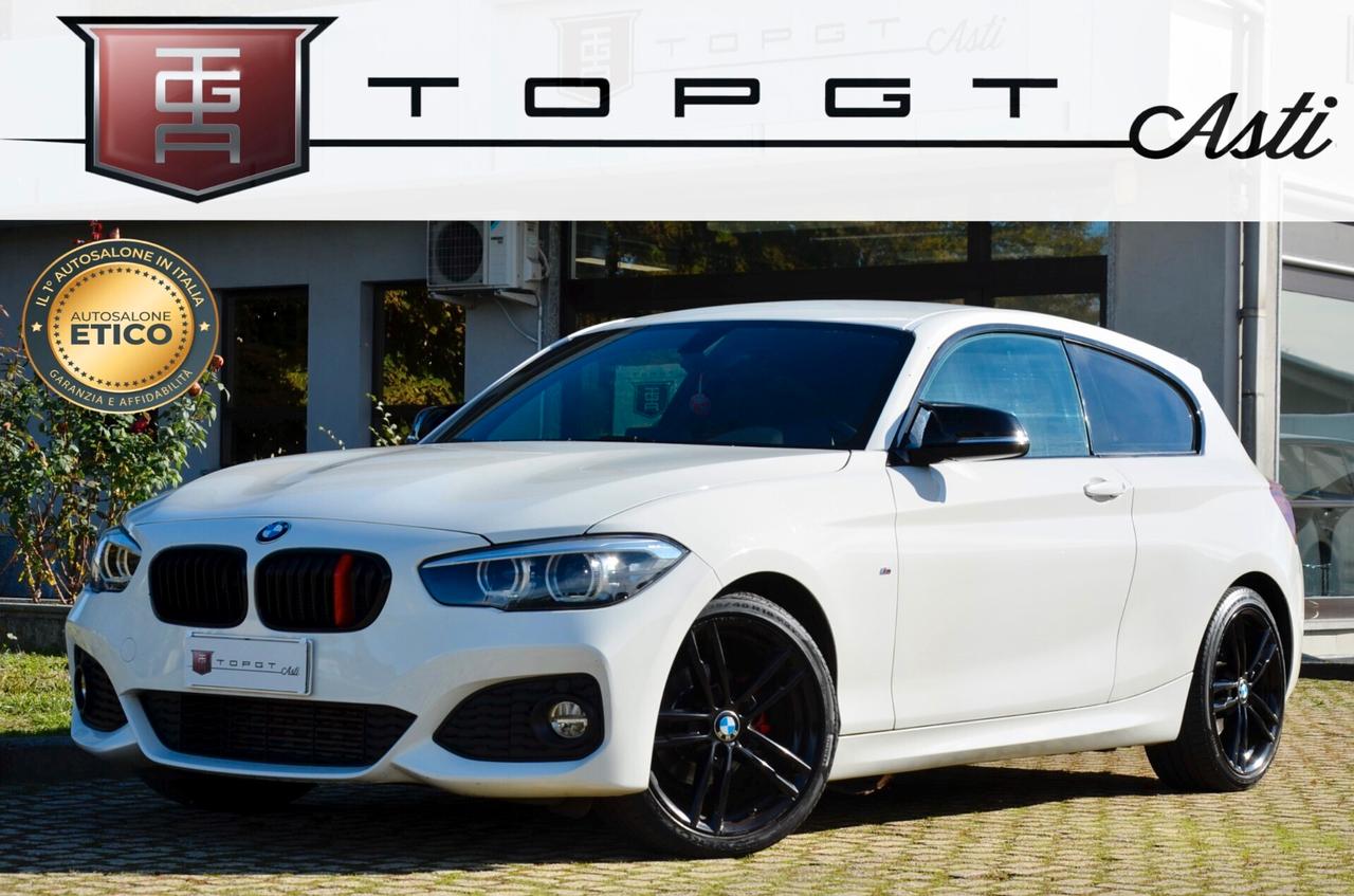 BMW 116d MSPORT 3p 116cv MANUALE, EURO 6C, UFF ITALIANA, SERVICE BMW, PELLE, FULL LED, PERMUTE