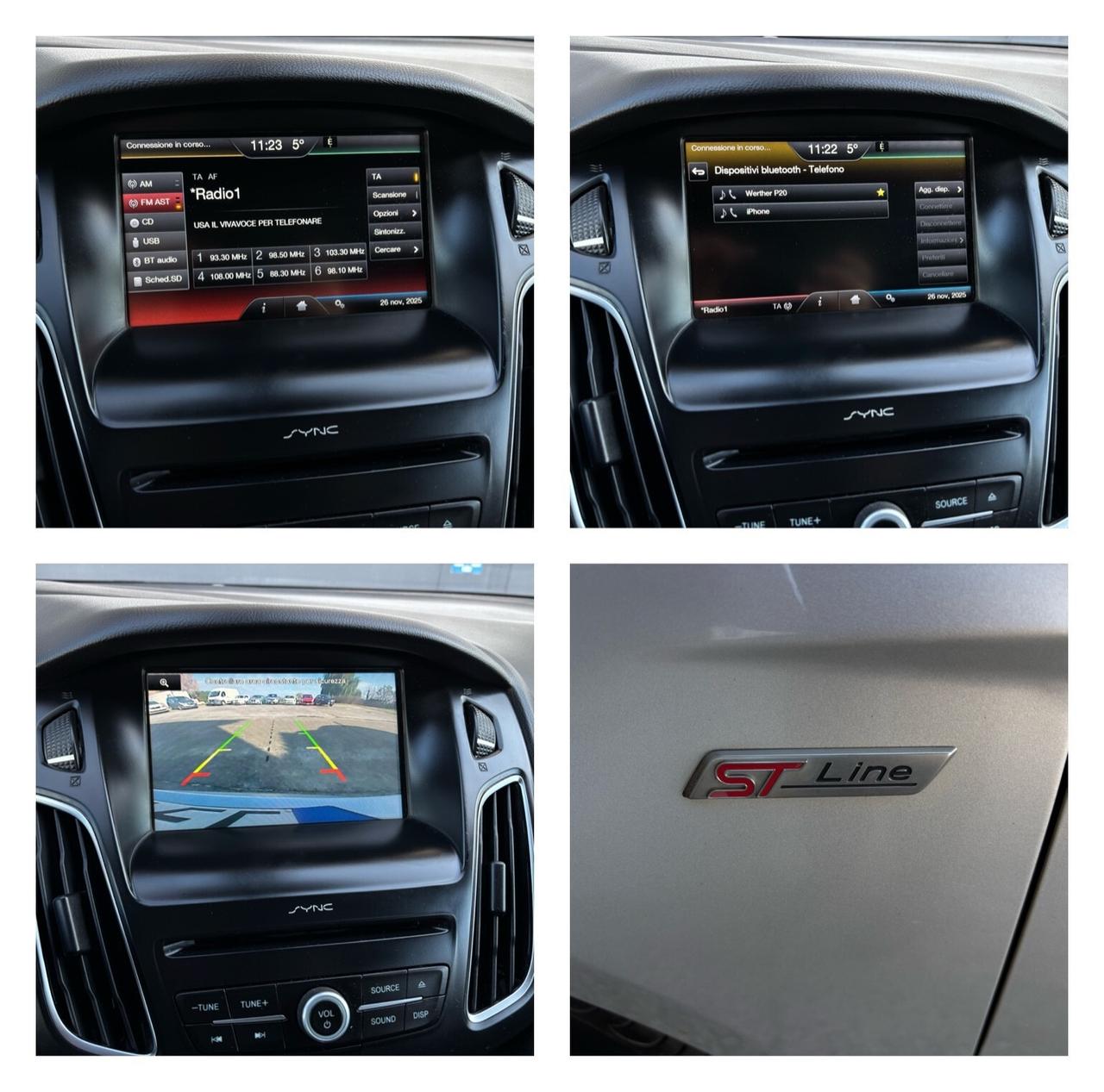 Ford Focus 1.5 TDCi ST Line. EURO 6B. Garanzia