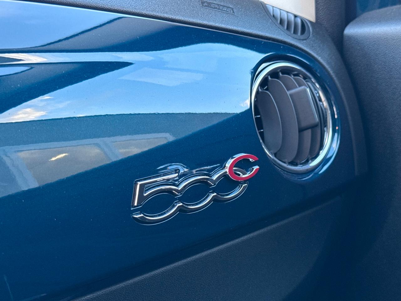 Fiat 500 C 1.0 Hybrid Lounge - COME NUOVA - COLORE BLU DIPINTO DI BLU