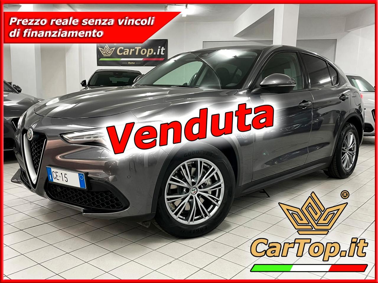 Alfa Romeo Stelvio 2.2 TD 160 CV BUSINESS AT8 NAVI 18" VETRI SCURI RETROCAMERA