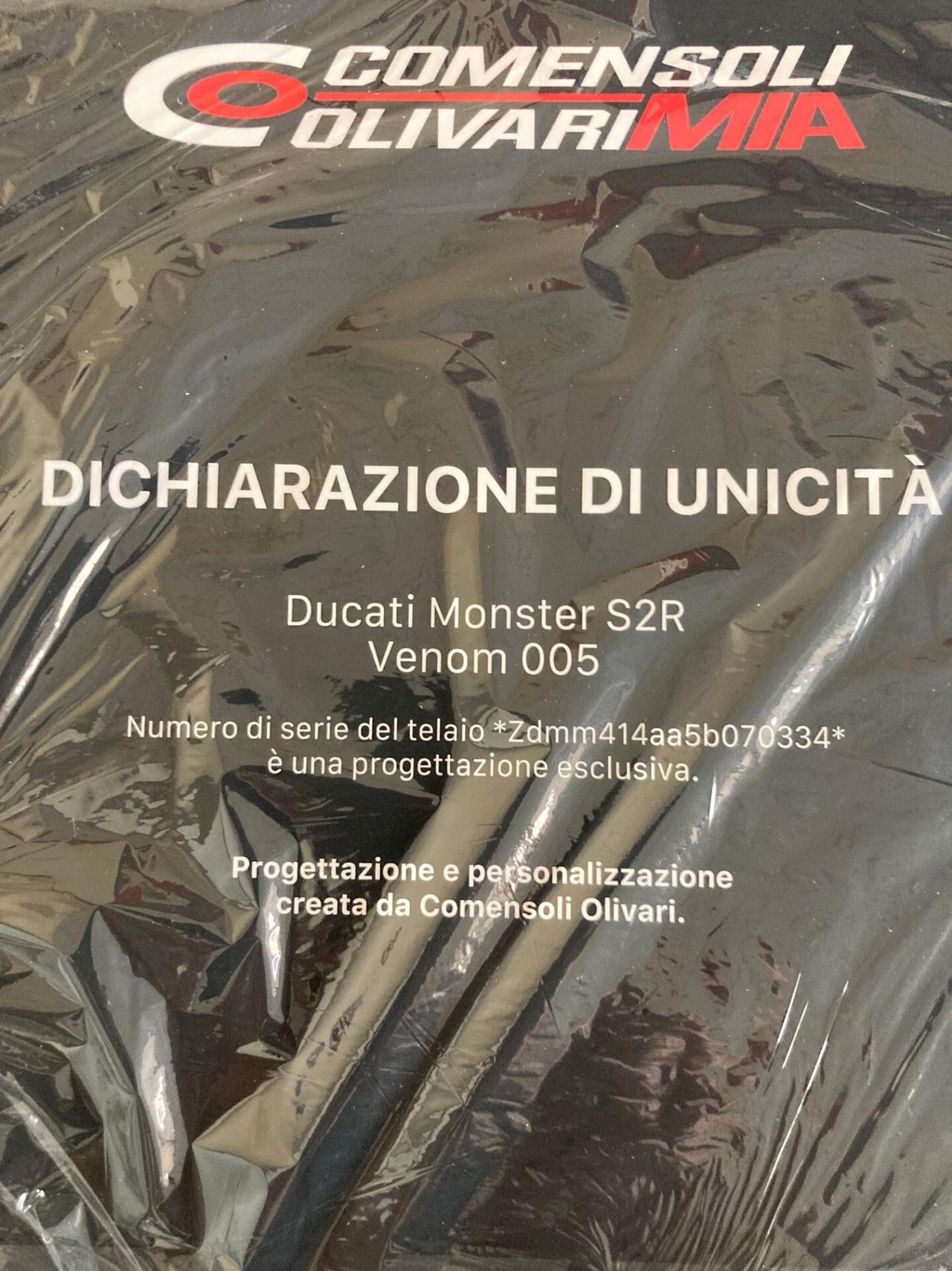 Ducati Monster S2 R COMENSOLI OLIVARI MIA