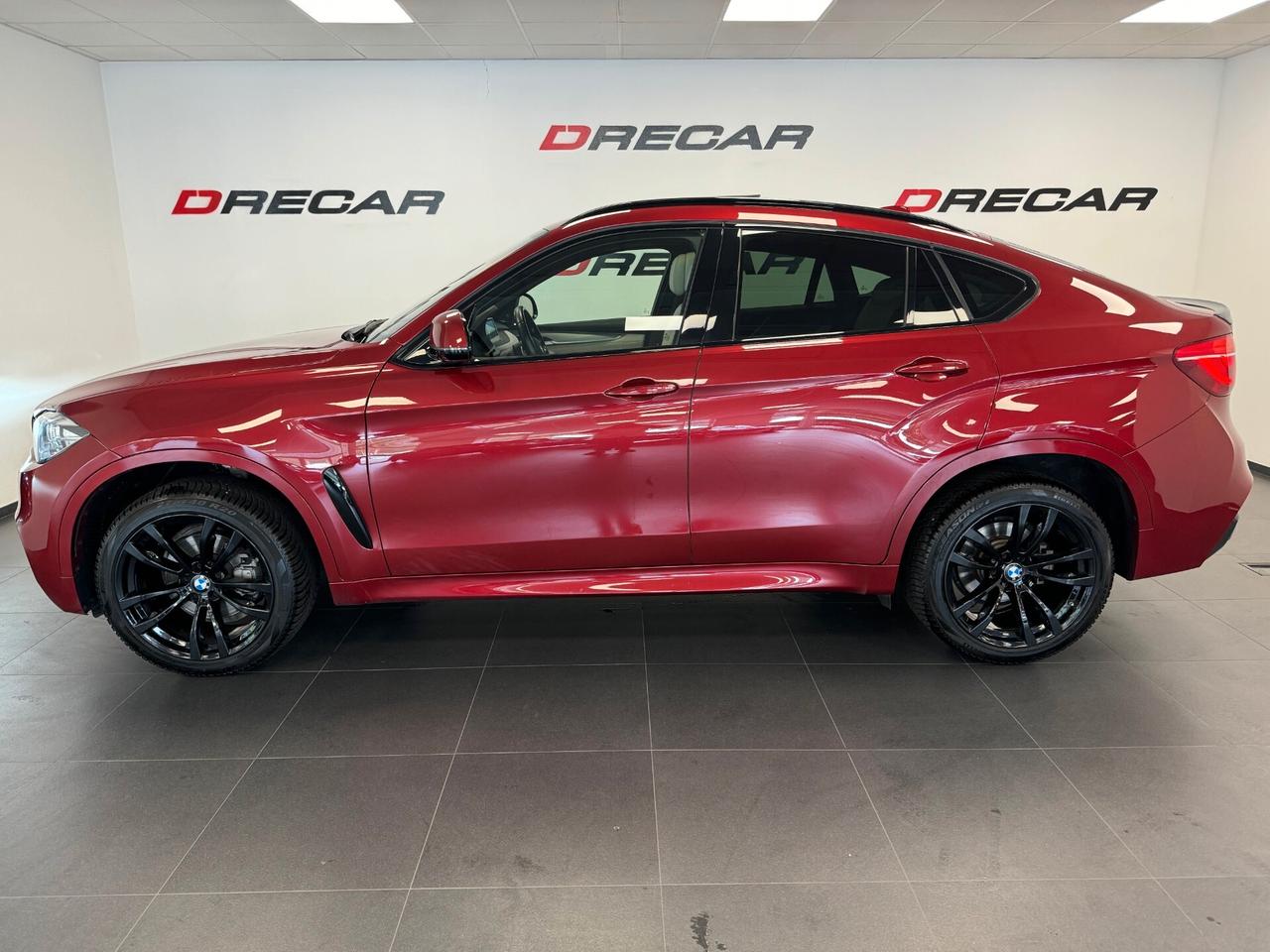 Bmw X6 xDrive30d 258CV Msport FLAMENCO RED INTERNI INDIVIDAUL TAGLIANDI