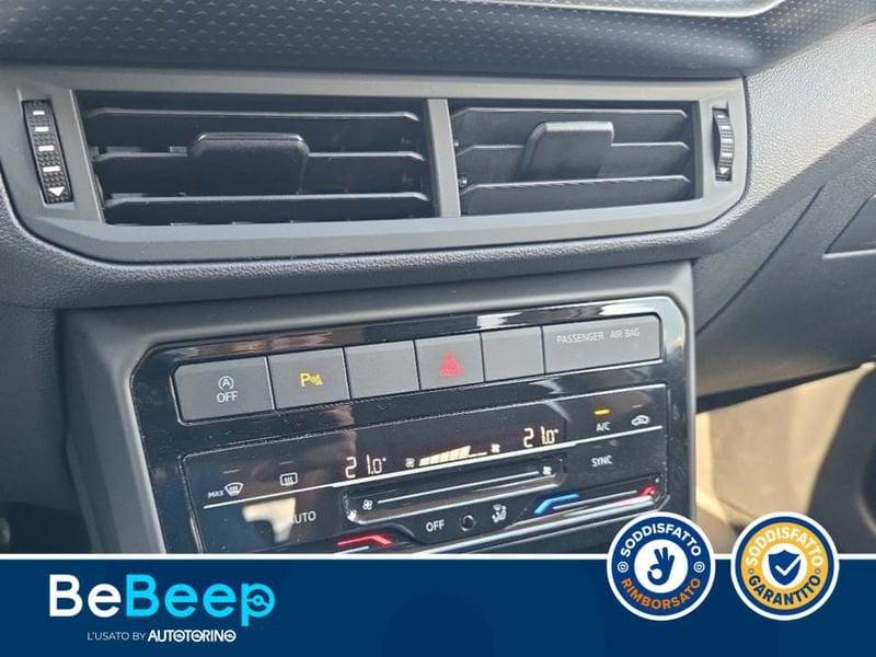 Volkswagen T-Cross 1.0 TSI SPORT 95CV