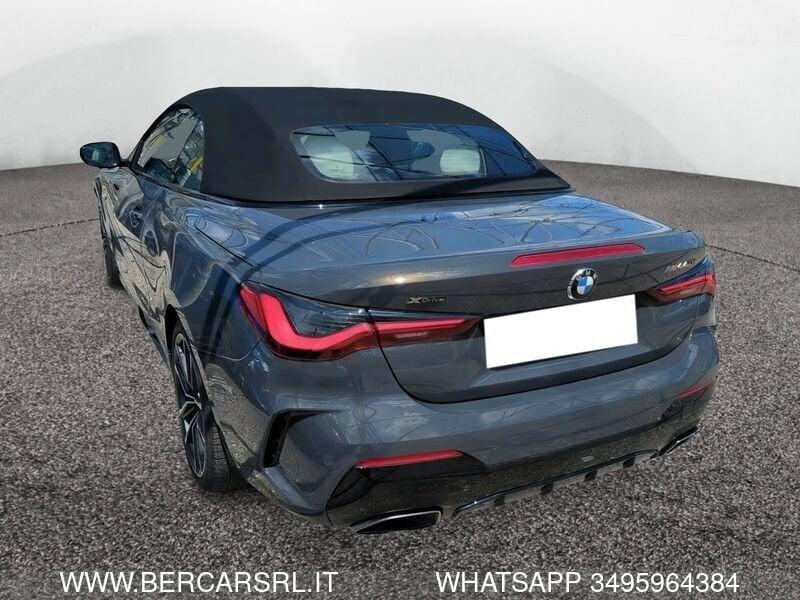 BMW Serie 4 Cabrio M440i 48V xDrive Cabrio*HARMAN KARDON*PROIETTORI LASER*HEAD UP DISPLAY*