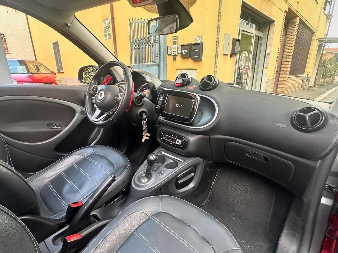 Smart ForFour 0.9 Turbo CABRIO 90cv AUTOMATICA PELLE NAVI RETROCAMERA FINANZIABILE