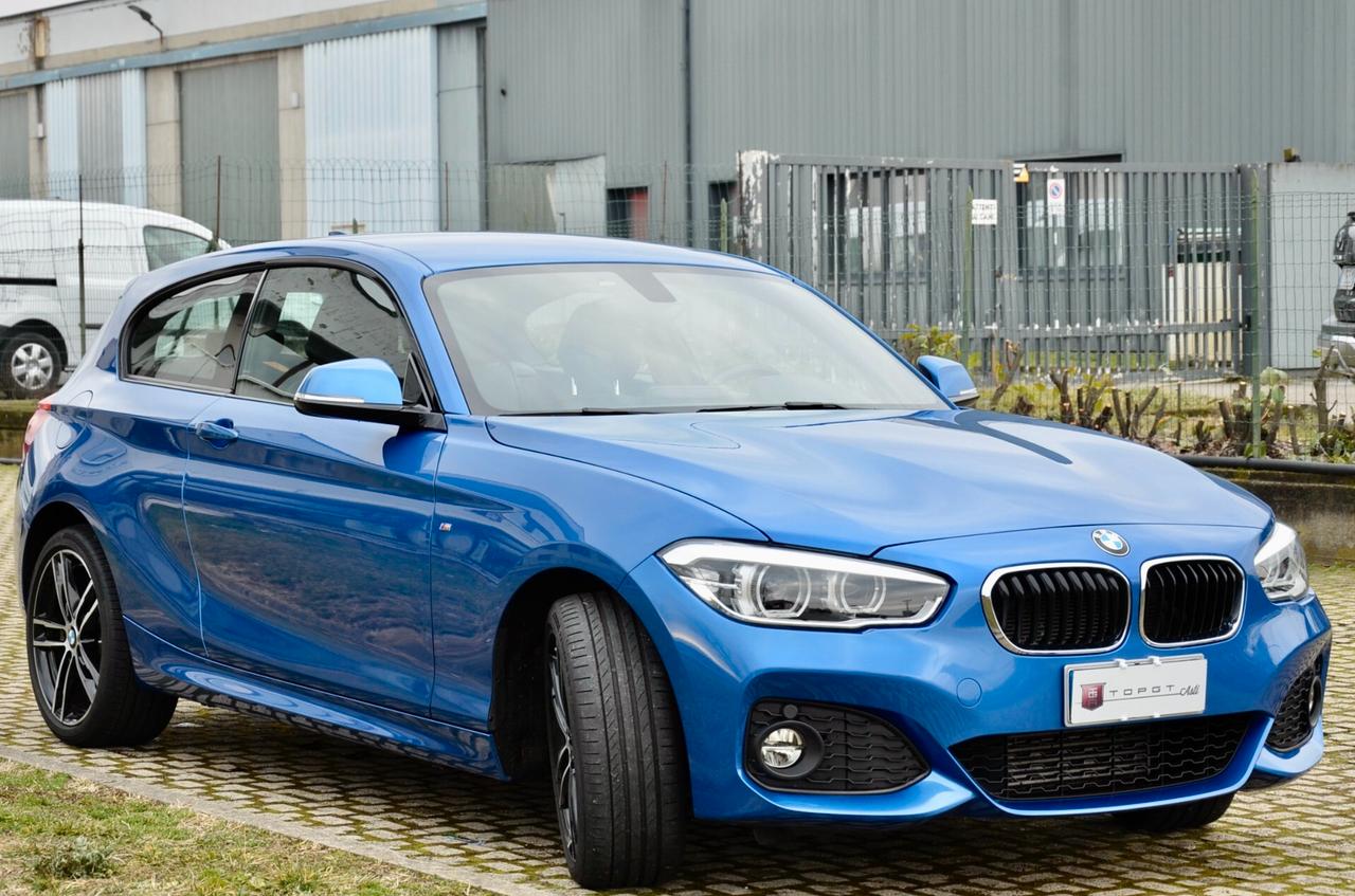BMW 118d XDRIVE MSPORT 150cv 3p, UFF ITALIANA, SERVICE BMW, EURO 6C, FARI FULL LED, NAVI, PELLE, PERMUTE