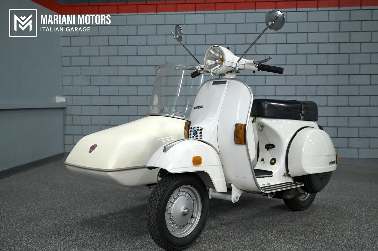 Vespa P200E Sidecar TARGA ORO 3 Posti!
