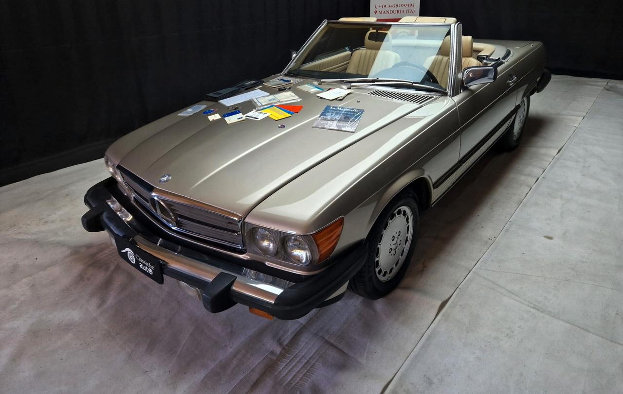 Mercedes-benz SL 560 anno 1987 certificata ASI con CRS