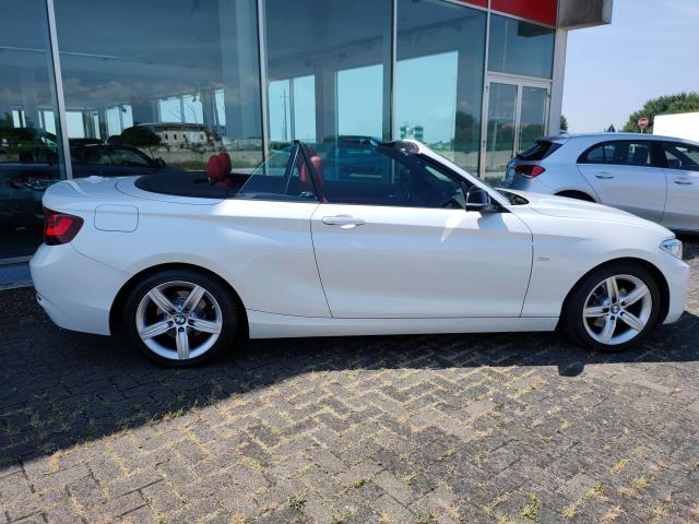 BMW 220 d 190cv Cabrio Sport Automatica, Pelle rossa, Navi