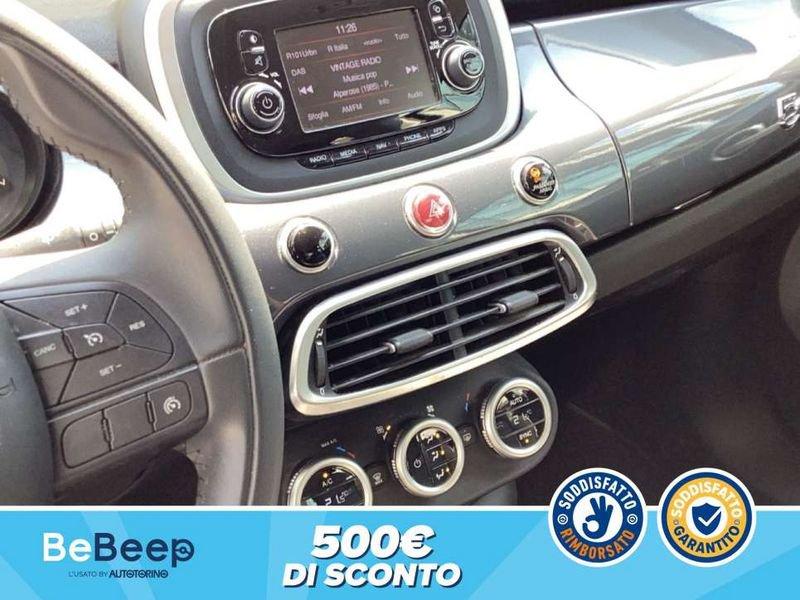 FIAT 500X 1.6 MJT LOUNGE 4X2 120CV MY17