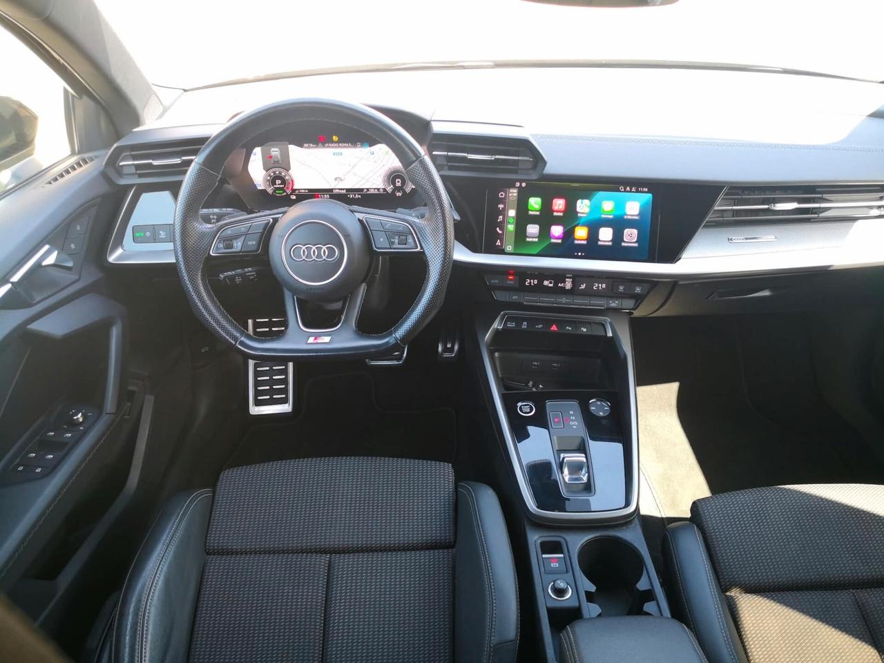 Audi A3 SPB 40 TFSI e S tronic Identity Black LINE ***TAGLIANDI AUDI***