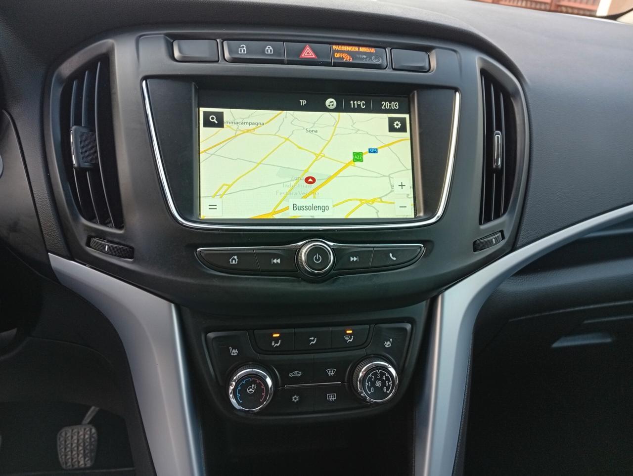 Opel Zafira 1.6 Turbo 136CV Start&Stop 120 Anniversary 7 POSTI NEOPATENTATI OK