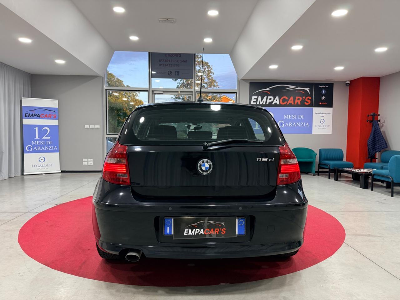Bmw 116 116d 2.0 116CV cat 5 porte 0K NEOPATENTATI