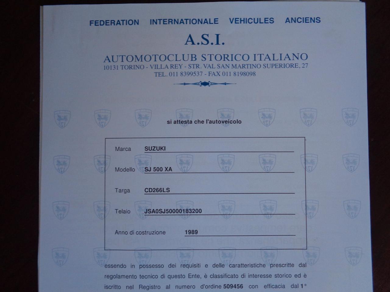 Suzuki SJ Samurai 1.3 Cabriolet De Luxe