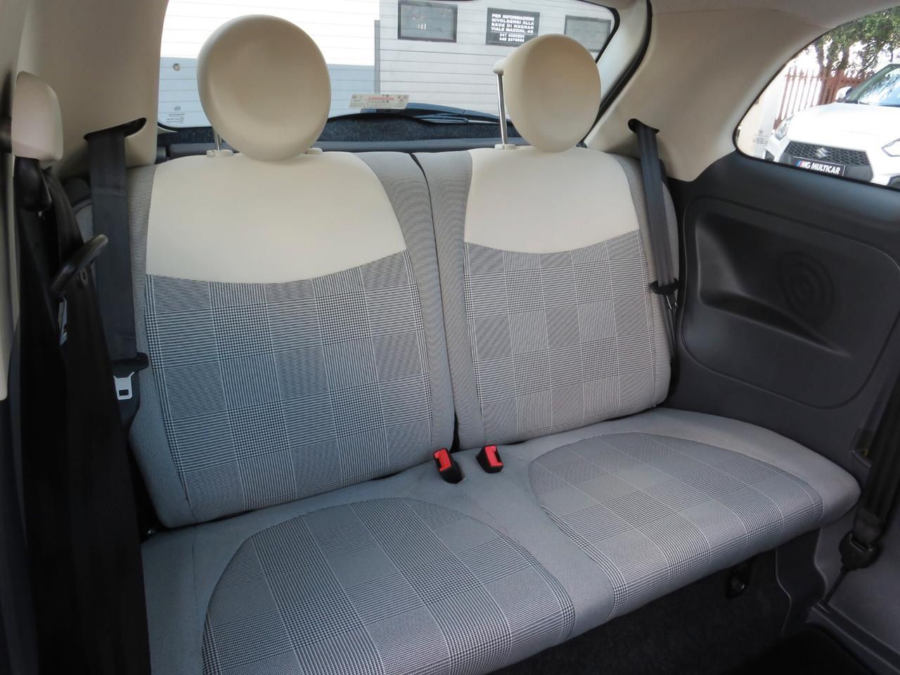 Fiat 500 1.2 Lounge 69cv E6. bluetooth/fendinebbia/tetto panorama