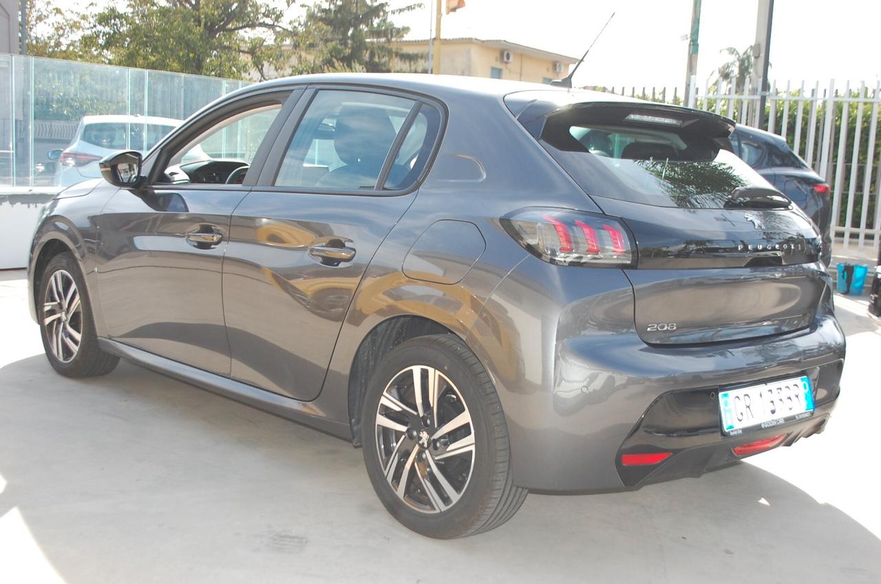 Peugeot 208 1.2 puretech 75CV Allure S&S Uff italy Lega Led