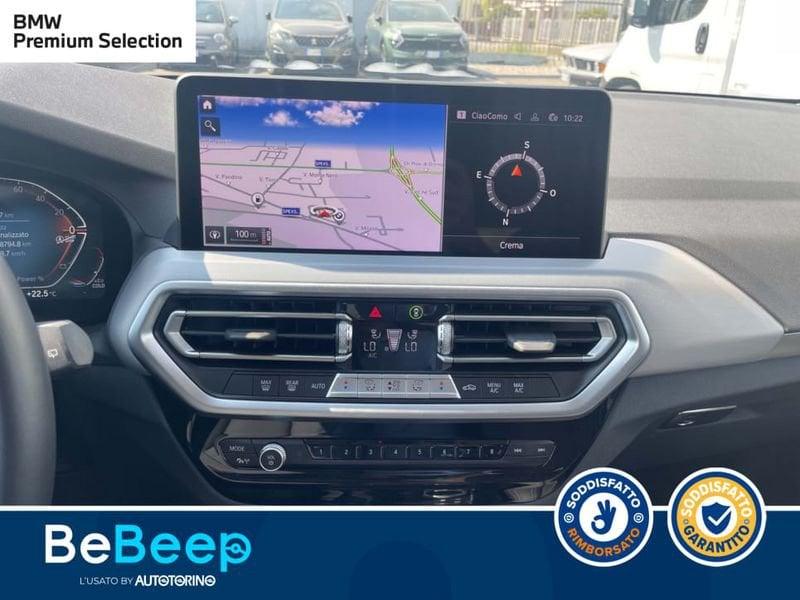 BMW X3 XDRIVE20D MHEV 48V AUTO