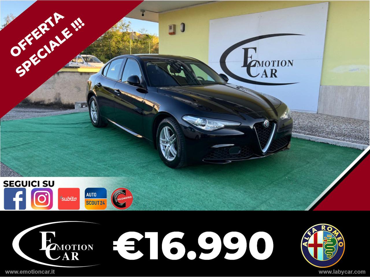 ALFA ROMEO Giulia 2.2TD 160CV MOTORE NUOVO - 2019