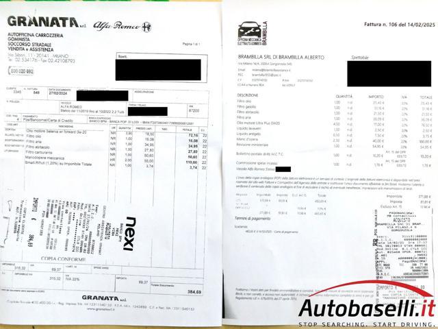 ALFA ROMEO Stelvio 2.2 TD190CV AT8 Q4 EXECUTIVE AUTOMATICA AT8