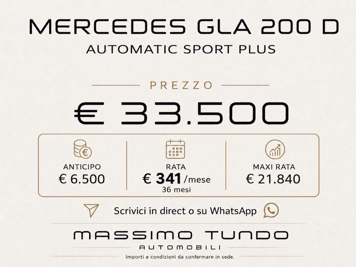 MERCEDES Classe GLA 200 d Automatic Sport