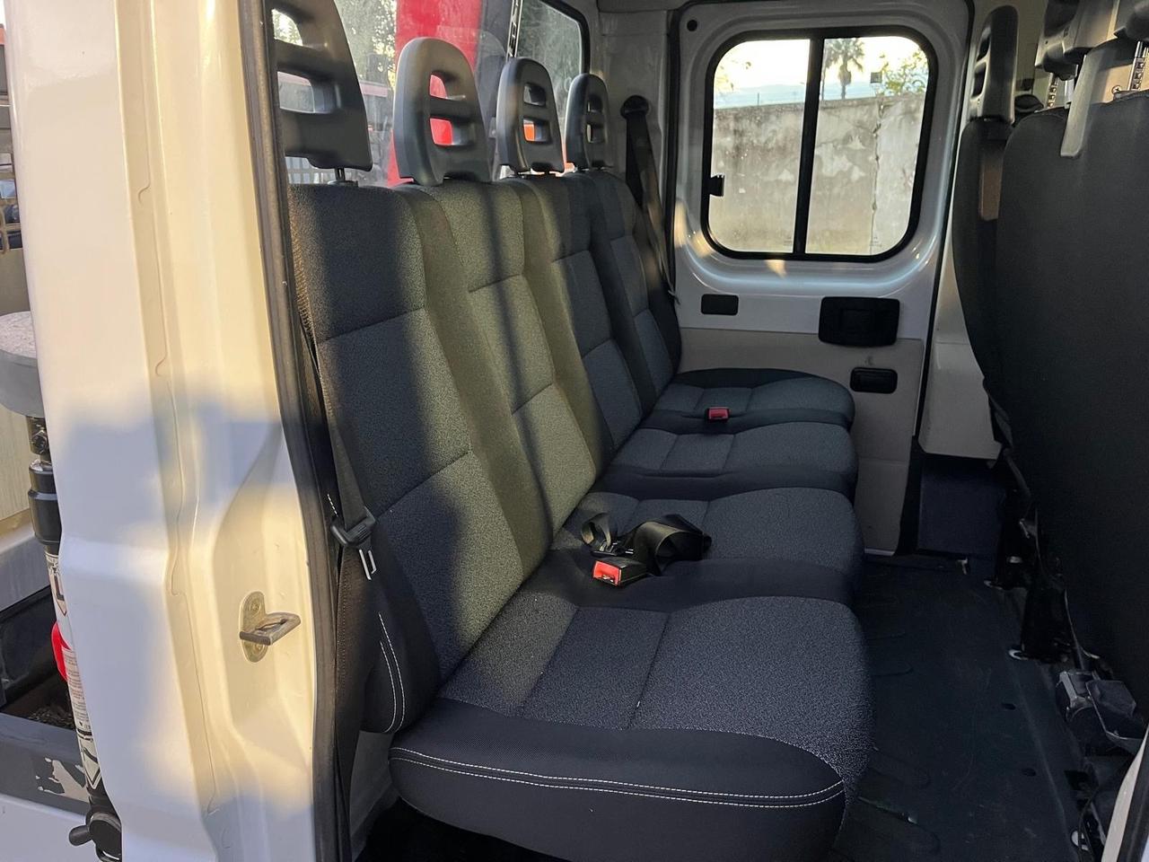 Fiat ducato max 23 -7 posti cassone F. Gru Fassi-2018