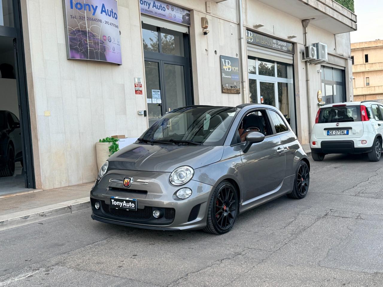 Abarth 595 595C CABRIO Competizione 160cv BLOCK SHAFT,NAVI,TELECAMERA,BLUETHOOT,USB,INTERNI IN PELLE,ANDROID AU