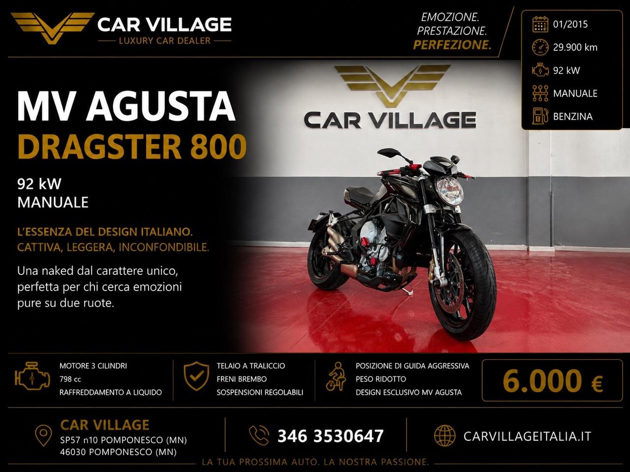 Mv Agusta Brutale 800 Dragster ABS Carbon