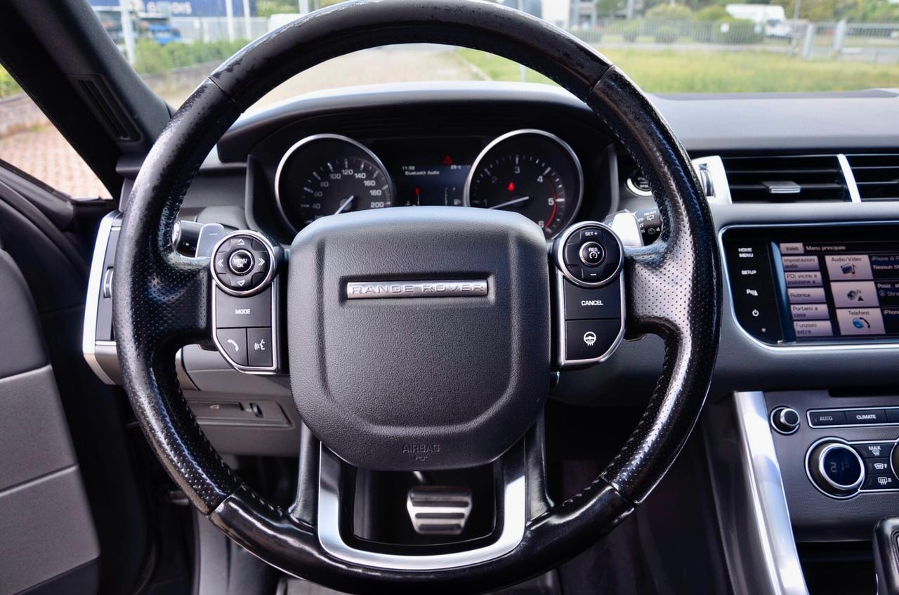 RANGE ROVER SPORT 3.0 SDV6 249cv AUT. HSE DYNAMIC , 22" , UFF. ITALIANA , TETTO , NAVI , RETRO , SERVICE BOOK COMPLETO