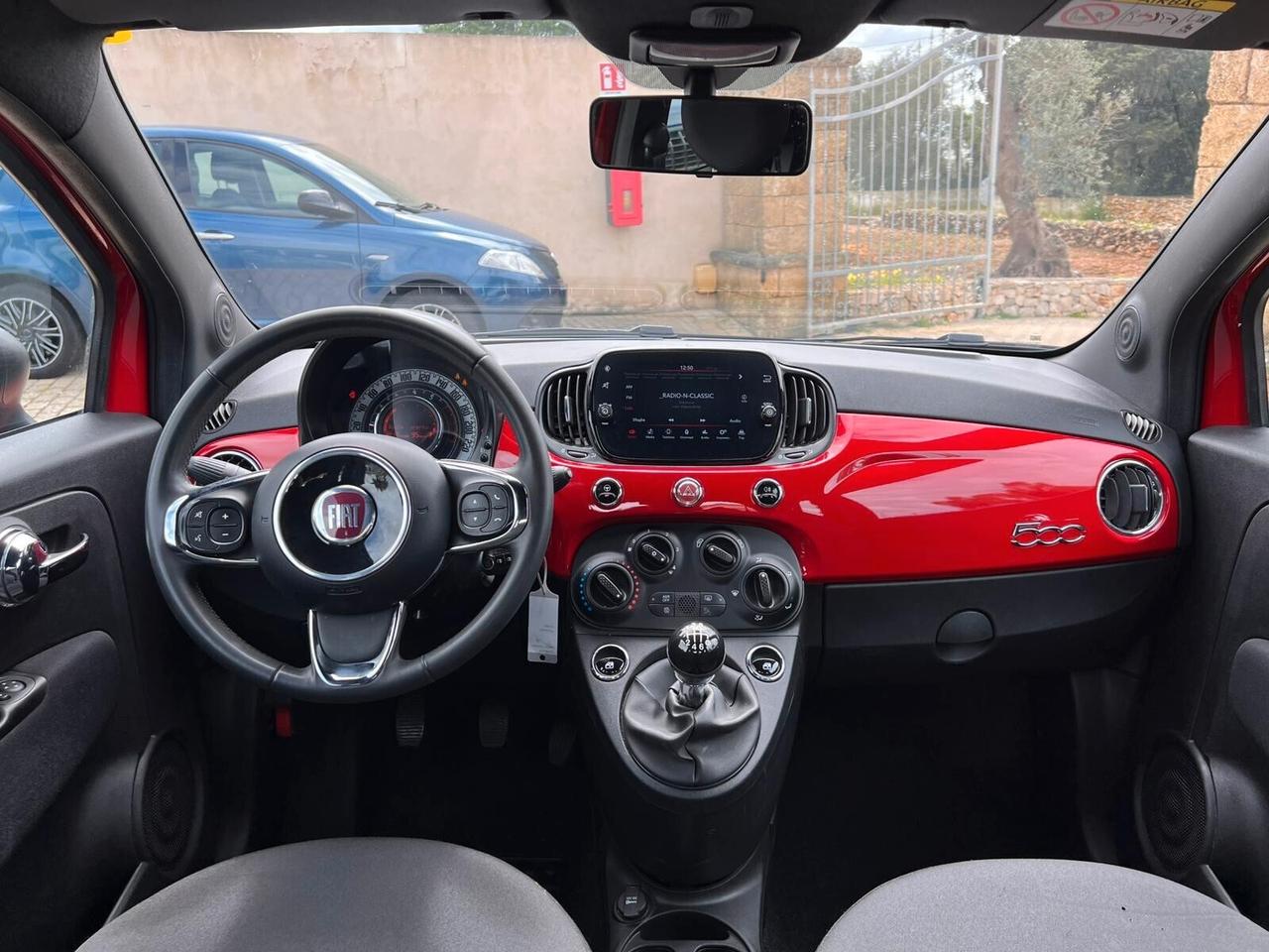 Fiat 500 1.0 Hybrid Red